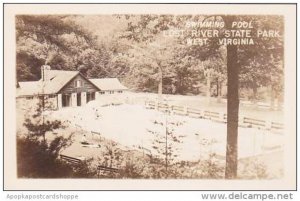 West Virginia Lost River State Park Swimming Pool Real Photo RPPC