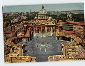 Postcard St. Peter's Square, Rome, Italy