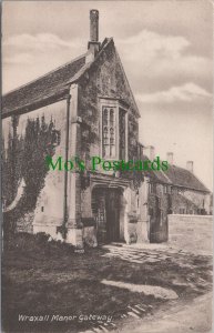 Somerset Postcard - Wraxall Manor Gateway  RS35560