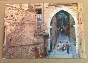 USED POSTCARD - APPIA STREET, PERUGIA, ITALY