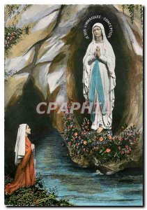 Modern Postcard Lourdes Apparition