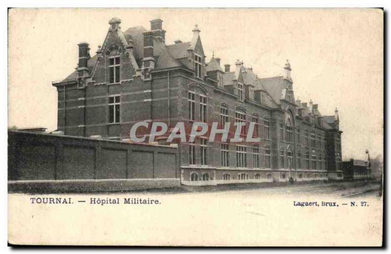 Belgie Belgium Old Postcard Tournai Military Hospital