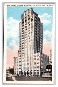 Vintage 1920s Postcard Toronto Star Building, Toronto, Ontario, Canada