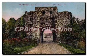 Old Postcard Provins Porte Saint Jean Exterior View