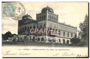 Old Postcard Astronomy Paris L & # 39Observatoire Montsouris Park