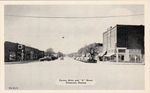 Kansas Cimarron Corner Main and A Street Dexter Press sk6003