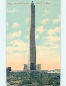 W-Border MONUMENT SCENE Sioux City Iowa IA F2892