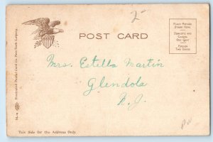 c1905 Wildwood New Jersey NJ Vintage Postcard View Magnolia Lake Exterior View