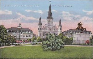 Louisiana New Orleans Jackson Square New Orleans St Louis Cathedral