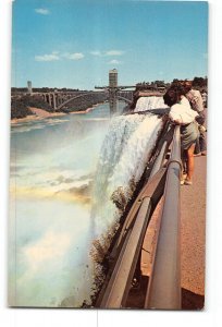Niagara Falls Ontario Canada Vintage Postcard View from Goat Island Prospect Pt