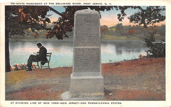 Tri State Monument in Port Jervis, New York