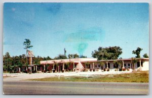 State View~Tarpon Springs Florida~Roadside Motel On US Hwy 19~Vintage Postcard