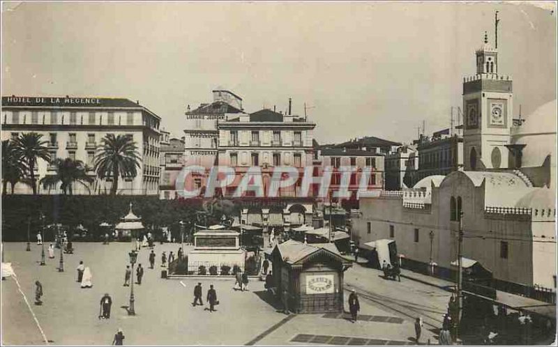 Postcard Modern Algiers Government Square