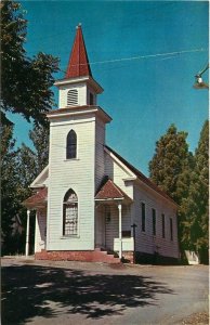 The First Congregational Church, Murphys California Vintage Postcard
