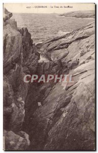 Old Postcard Quiberon The Blowhole