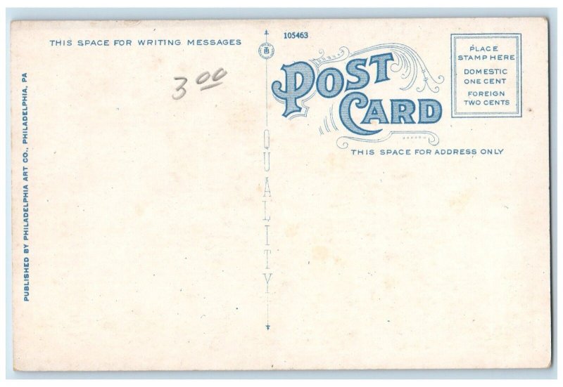 c1910 Exterior View Post Office Building Wilmington Delaware DE Vintage Postcard