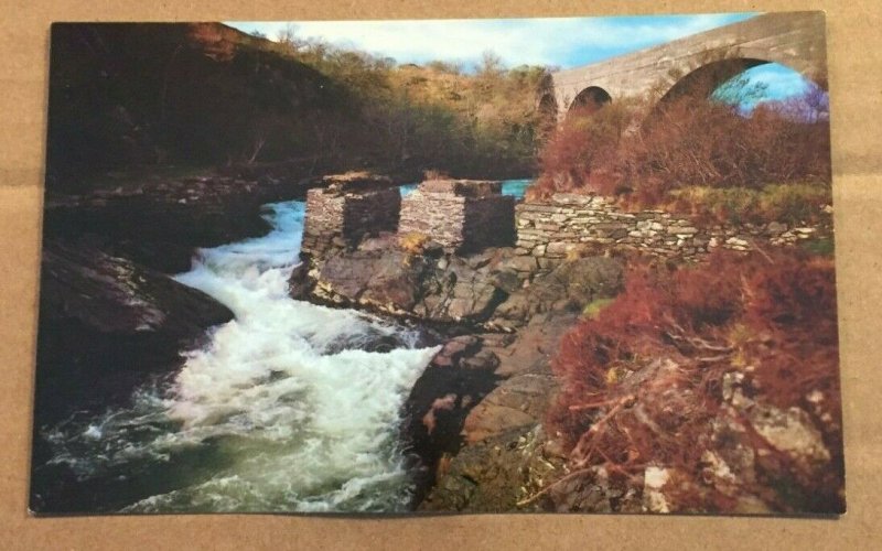 UNUSED POSTCARD - THE FALLS OF MORAR, LOCHABER, SCOTLAND