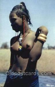 African Nude Nudes Postcard Post Card  