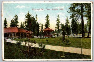 Coeur d'Alene Idaho c1910 Postcard Blackwell Park