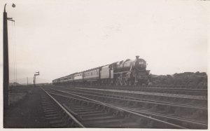 LMS 5-MT Class 4-6-0 William Stanier Train Real Photo Postcard