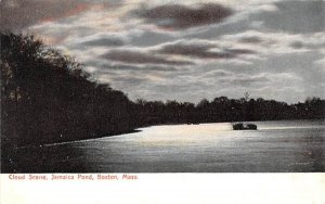 Cloud Scene in Boston, Massachusetts Jamaica Pond.