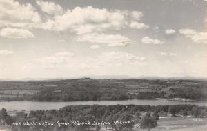 Poland Spring Maine Mt Washington Real Photo Antique Postcard K84118