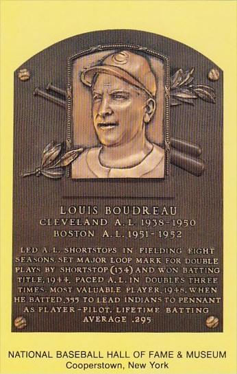 Louis Bounreau National Baseball Hall Of Fame & Museum Cooperstown New York