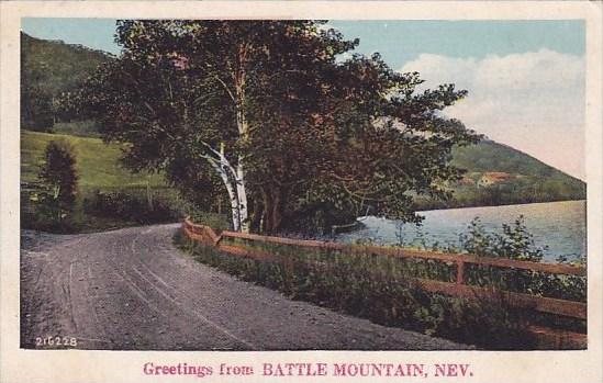 Greetings From Battle Mountain Nebraska 1929