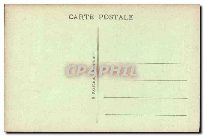 Old Postcard Chateau de Chantilly Gallery Deer