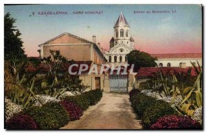 Old Postcard Iles De Lerins Saint Honorat Entree At Monastery