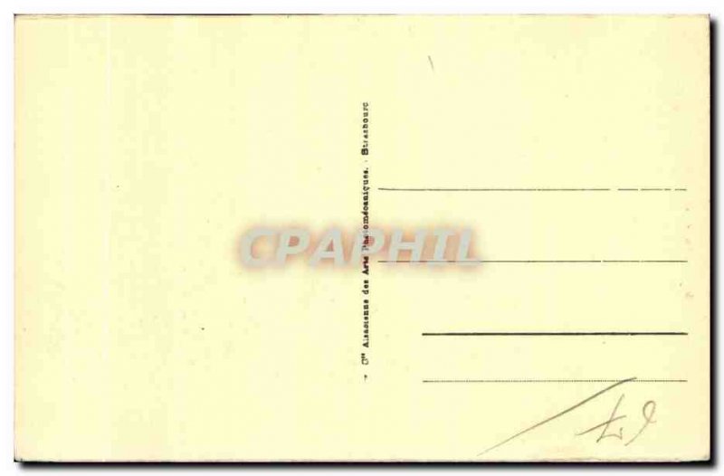 Old Postcard Alsace Folklore Costume