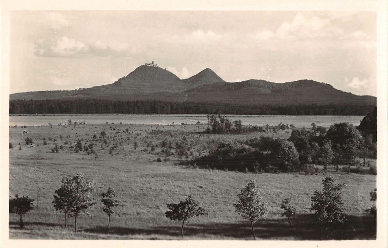 US3222 Czech Republic  Sudetenland Bosige mit Heideteich Panorama Lake