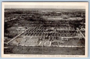 CRILE VETERANS ADMINISTRATION HOSPITAL PARMA HEIGHTS OHIO AERIAL VIEW POSTCARD