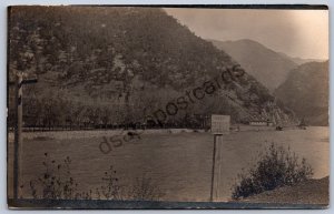 K36/ Glenwood Springs Colorado RPPC Postcard c1910 D&RG Railroaf Depot 196