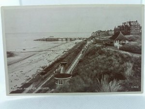 Vintage Postcard Beach and Pier Cromer  C1930 VGC