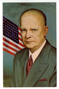 U. S. President - Dwight D. Eisenhower   Artist: Morris Katz