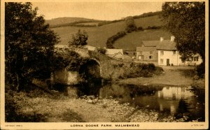 Malsmead, Lorna Doone Farm, Postally Unused Tuck