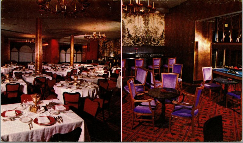 Vtg San Marco Room The Gondola Brown Palace Hotel Denver Colorado CO Postcard