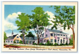c1940 Club Teahouse George Washington's Club House Alexandria Virginia Postcard