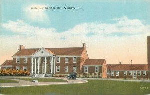 Hillcrest Sanitarium Quincy Illinois 1920 Postcard Wetzel postcard 8887