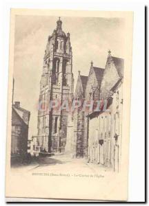 Bressuire Old Postcard The bell tower of the & # 39eglise