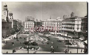 Postcard Modern Madrid Puerta del Sol