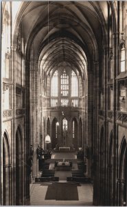 Czech Republic Praha Prague St. Vitus Church Vintage RPPC C203