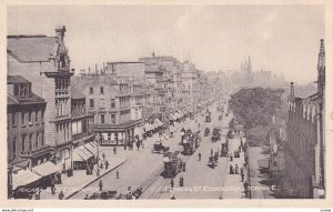 EDINBURGH, Scotland, 1900-1910s; Princes Street Looking East