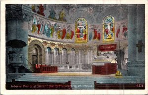 California Palo Alto Stanford University The Memorial Church Interior