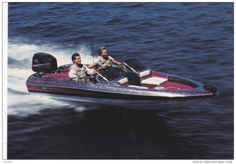 Boat ad, Maxum boat company, Washington, USA, 50-70s ; Model, Quantum 1700/XB