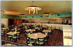 Vtg Phoenix Arizona AZ Fergusons Cafeteria Restaurant Dining Room View Postcard