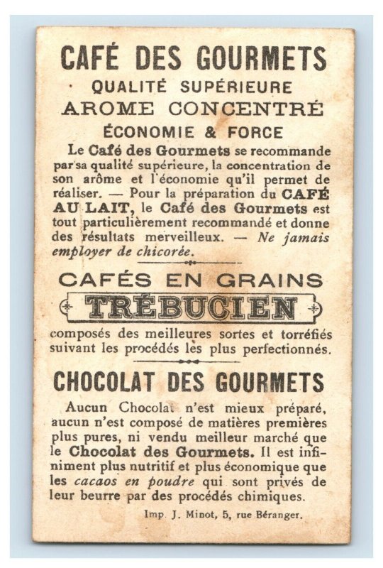 1880s French Gourmet Chocolates Trebucien Balance Game Trick F155