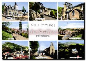 Postcard Modern Villefort Its Surroundings