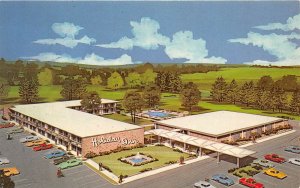 Indiana Pennsylvania 1960s Postcard Holiday Inn Motel Artist Rendering